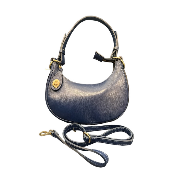 Handbags - Italian Leather Shoulder Bag Blue | Made in Italy | Greece Purchase | NWOT